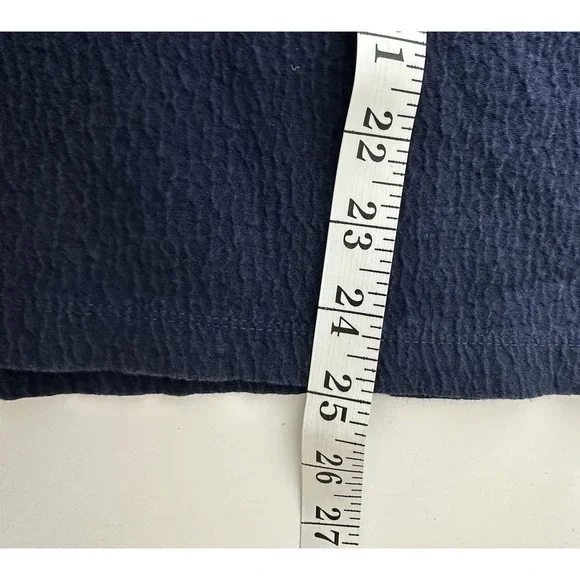 Sandro Paris Long Top Women's Large Long‎ Sleeve Navy Stretch Designer Career - Picture 6 of 8